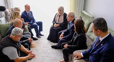 Kılıçdaroğlu Bartın'da... Şehit ailelerini ziyaret etti..