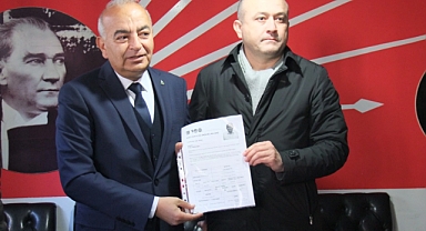 Başkan Çetin Bozkurt başvurusunu yaptı