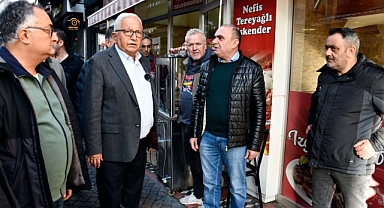 Başkan Posbıyık afetzedeleri ziyaret etti