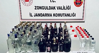 Jandarmadan sahte alkol operasyonu