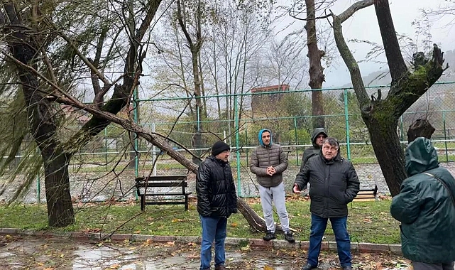 Üniversite, şiddetli yağmur ve fırtınadan olumsuz etkilendi