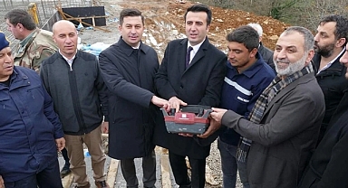 200 kişiye istihdam sağlayacak olan fabrikanın temeli atıldı