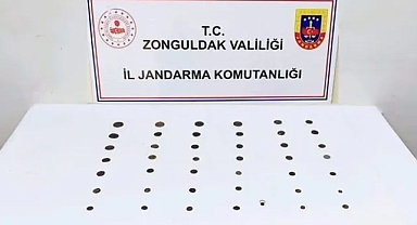 43 adet sikke ile yakalandı