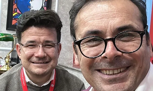 Başhekim Prof. Dr. Özcan Pişkin ve Hastane Müdürü İhsan Öztunç veda etti