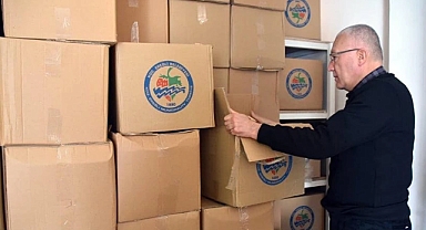 Bin aileye gıda yardımı yapıldı