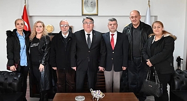 Madde Bağımlılığı ile Mücadele Derneğinden Rektör İsmail Hakkı Özölçer’e ziyaret