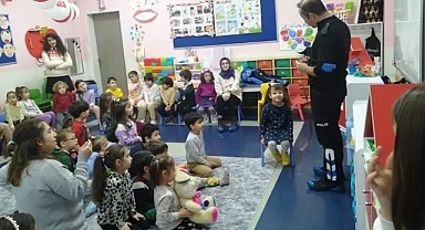 Öğrencilere polislik mesleği tanıtıldı