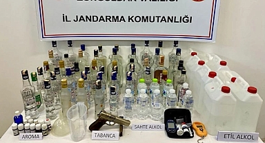 Sahte alkol operasyonu: 1 kişi gözaltında