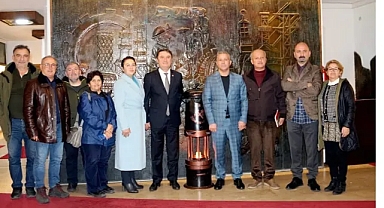 Tahsin Erdem ve Fırat Birkan'dan GMİS'e ziyaret