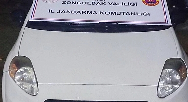 Yasa dışı yollarla Türkiye’ye sokulan araç Zonguldak’ta yakalandı