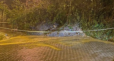 Yol araç ve yaya geçişine kapatıldı