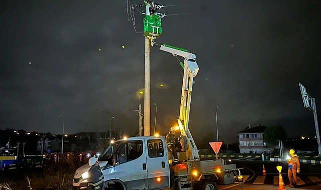 Zonguldak’ta fırtına dindi; Başkent Elektrik sahaya indi