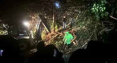 Zonguldak’ta heyelan: 2 kişinin yaşadığı ev çöktü