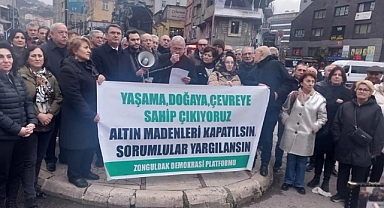 Altın madenleri kapatılsın…