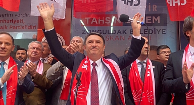CHP Zonguldak Seçim Bürosu coşkuyla açıldı